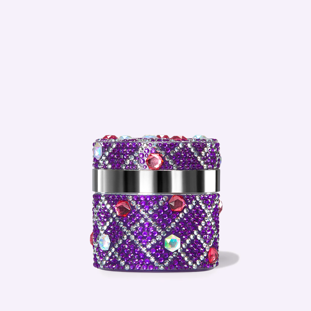 PRAI Beauty Ageless Throat & Decolletage Night Creme - Limited Purple Jeweled Criss Cross Design