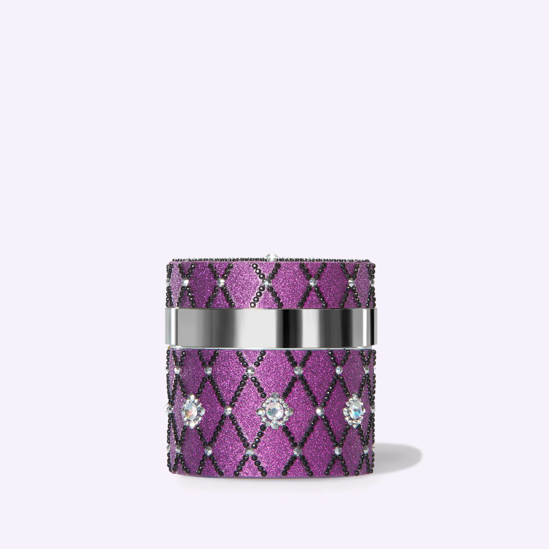 PRAI Beauty Ageless Throat & Decolletage Night Creme - Limited Purple/Black Criss Cross Design