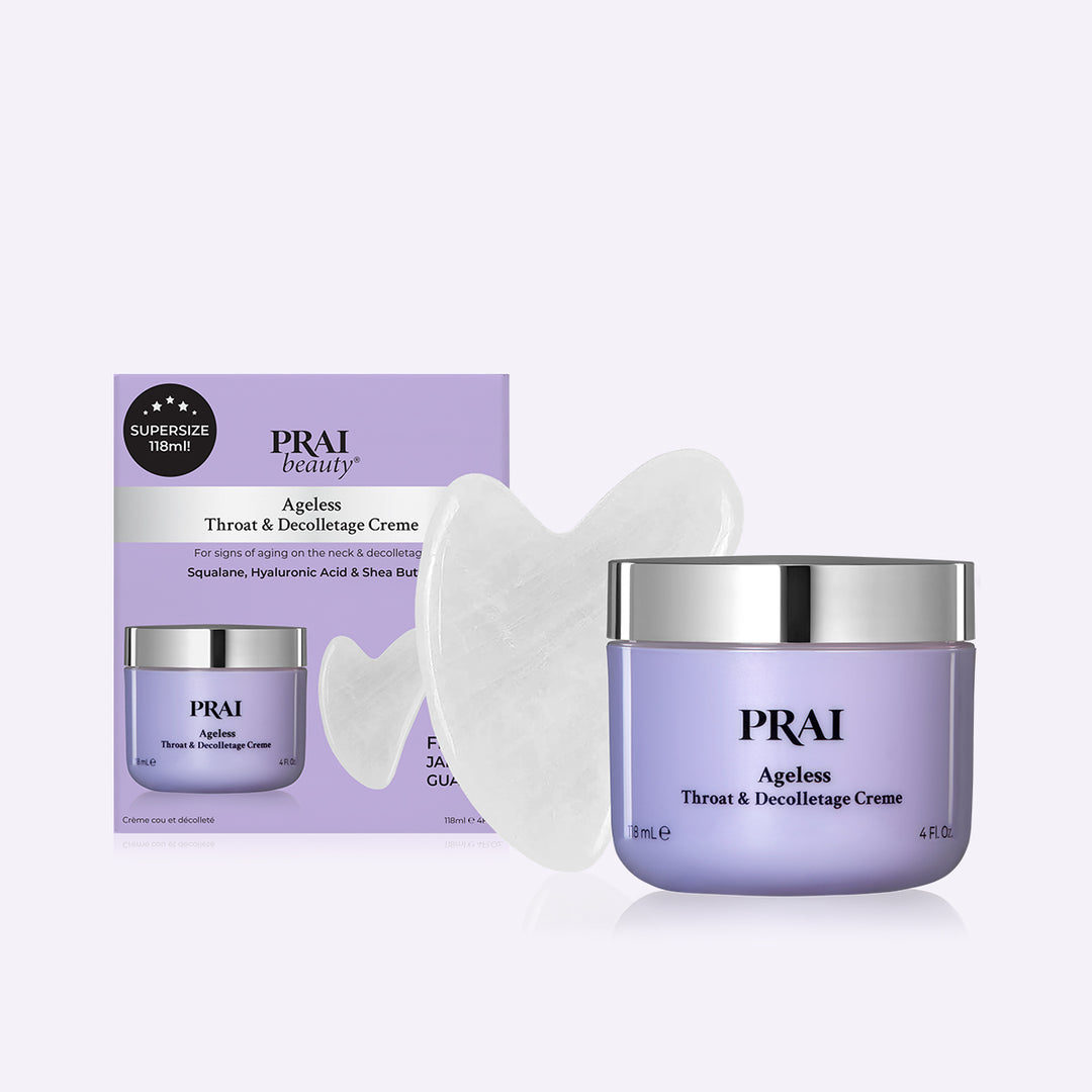 Ageless Throat & Decolletage Creme + Jade Gua Sha