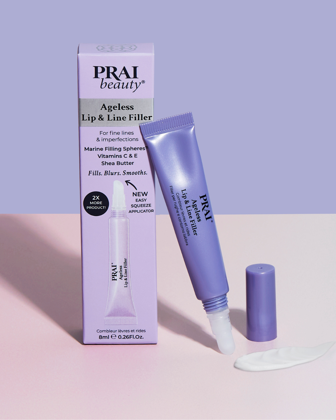 Relleno de labios y líneas sin edad de PRAI Beauty