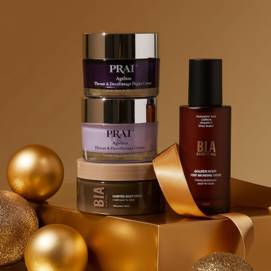 PRAI Beauty x BIA Holiday Party Prep Bundle