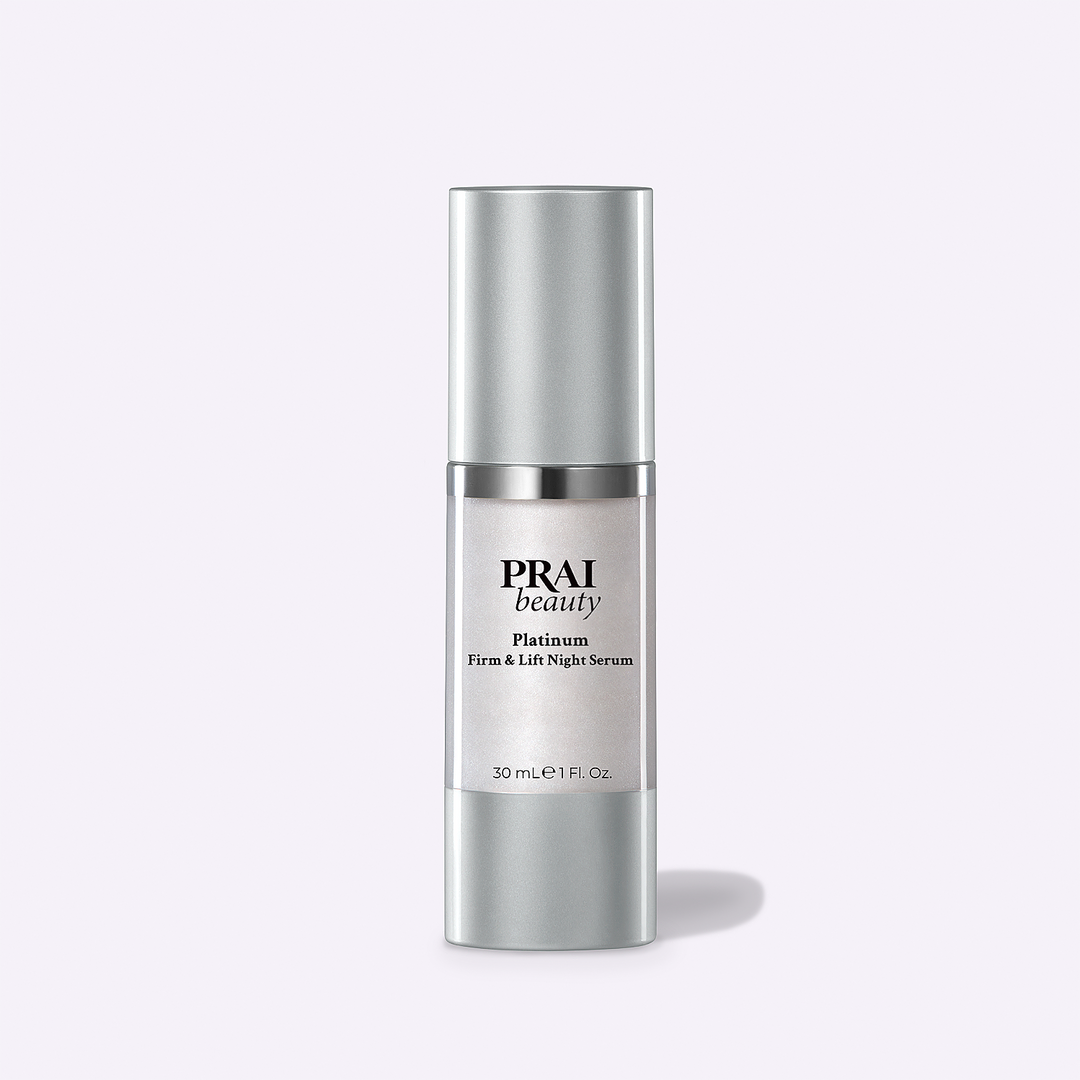 PRAI Beauty Platinum Night Caviar Suero reafirmante y reafirmante